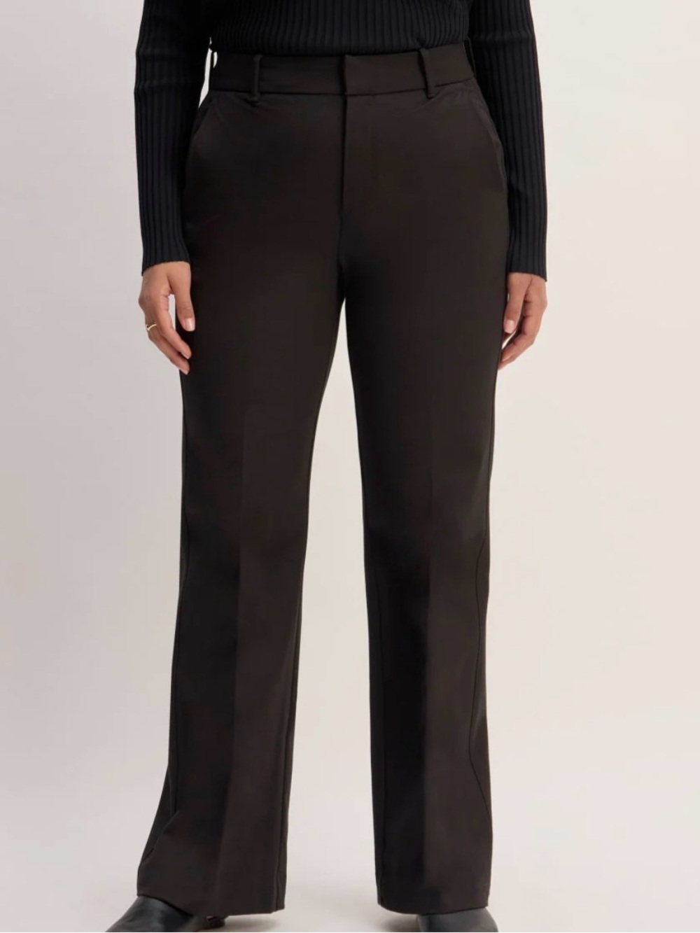 Everlane Stretch Flare-Leg Trousers
